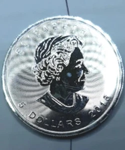 BRILLIANT 2016 $5 DOLLAR CANADA FINE SILVER PROOF MAPLE LEAF COIN - Bild 1 von 4