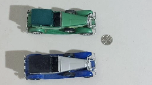 Matchbox Models of Yesteryear Y-4 1930 Modelo J Duesenberg Verde Azul Foto 1 de 4