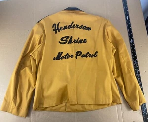 Vintage 50’s Circus Clown Fez Free Masons Shriners Club Jacket TIKI Motor Patrol - Picture 1 of 10