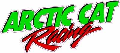 Arctic Cat Racing Version 2 Decal 6" - Image 1 of 2