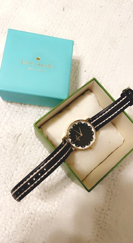 Orologio Kate Spade in pelle bianca e nera