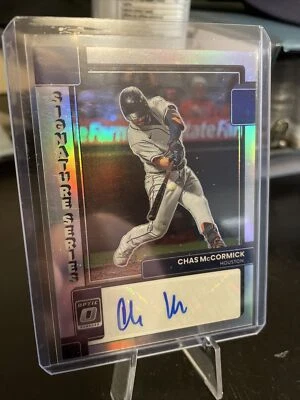 2022 Panini Donruss Optic Chas McCormick Signature Series Auto Prizm - Image 1 of 2