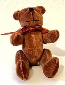 RAR ~ Miniatur Sennebec Workshop 1984 Fully Jointed Teddy Bear Made in Maine - Bild 1 von 5