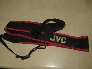 JVC Camera Strap, JVC Camcorder Strap, Black with Red Piping, Made in Japan - Picture 1 of 1