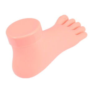  Silicone Mannequin Nail Tools Manicure Practice Soft Foot Model