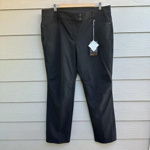Exofficio Ometti Pants Lightweight water repellant Black Size 16 New - Picture 1 of 16