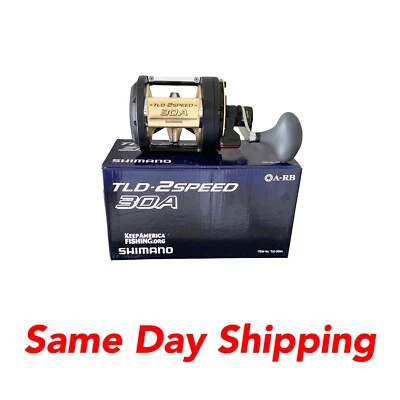 Shimano TLD 30II 2-Speed Graphite Trolling Fishing Reel, TLD30IIA - Image 1 of 4