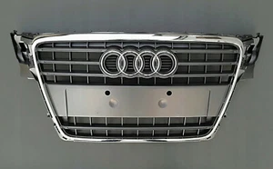 Front Grille Grey With Chrome Frame Audi A4 B8 2008-2012 Brand New High Quality - Picture 1 of 3