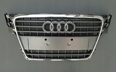 Front Grill Grey With Chrome Frame Audi A4 B8 2008-2012 Brand New High Quality - Image 1 of 3
