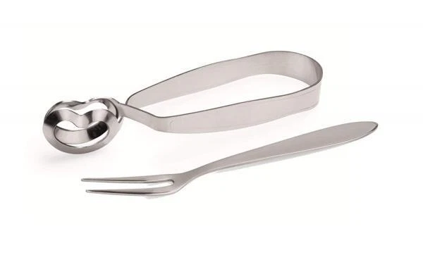 Schneckenbesteck 2tlg. Edelstahl - Bild 1 von 1