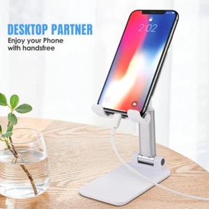 Soporte universal para teléfono celular base plegable para mesa de escritorio - Picture 1 of 17