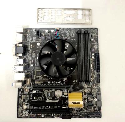 ASUS Q170M-C LGA1151 DDR4 Micro-Atx Placa Base / Bp HDMI+Disipador Térmico + I/O - Imagen 1 de 4