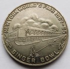 New ListingNew York World's Fair 1964-65 Singer Bowl Medal, What's New For Tomorrow