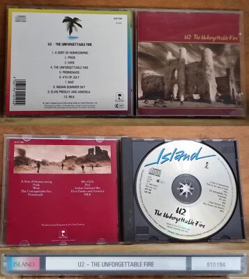 U2 • THE UNFORGETTABLE FIRE  CD - Bild 1 von 4
