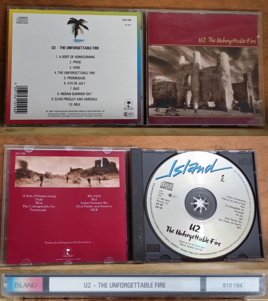 U2 • THE UNFORGETTABLE FIRE  CD - Bild 1 von 4