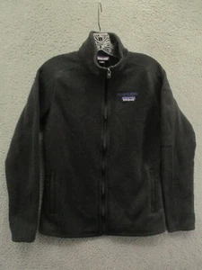 Patagonia 1/2 Zip Better Sweater Jacket Pullover Black Fleece *Branded* Womens M - Picture 1 of 10