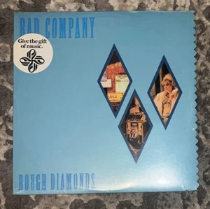BAD COMPANY Rough Diamonds Vinyl LP Swan 90001-1 1982 Die-Cut SLEEVE Sealed - Picture 1 of 11