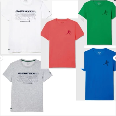 5 Camiseta Oficial Tenis Lacoste Novak Djokovic Calce Regular Talla Grande L Foto 1 de 2