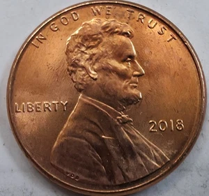 2018 P Lincoln Cent w/WDDO-001 - Picture 1 of 8
