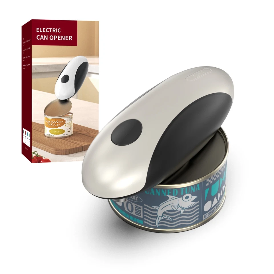 Automatic Electric Can & Jar Opener USB Rechargeable Smart Tin Opener for Senio