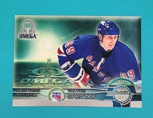 1998-99 Pacific Omega Planet Ice #26 Wayne Gretzky Rangers HOCKEY Card Y9 - Picture 1 of 2
