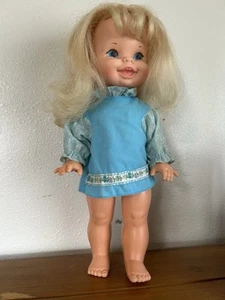1972 VINTAGE MATTEL CATHY QUICK CURL PUPPE IM ORIGINAL KLEID 15 ZOLL - Bild 1 von 5