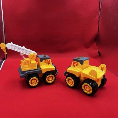Toy Crane and Dump Truck with-out the Dump Bed Little Hands Playtime Trucks - Image 1 of 4
