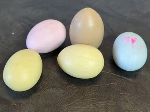 5 huevos de gallina de cera - Imagen 1 de 1