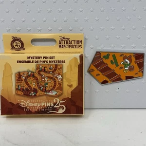 Prendedor rompecabezas mapa montaña Big Thunder 2025 Walt Disney World WDW LE 525 Louie Duck - Imagen 1 de 5