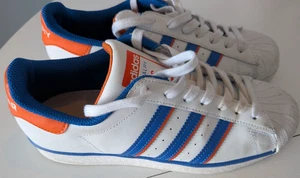 Adidas Originals Rivalry vs. Superstar White Orange Blue FV2807 Men's Size 7 - Picture 1 of 6