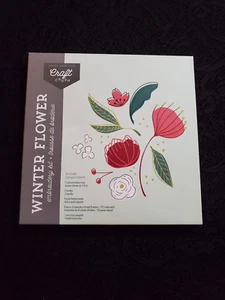 NIB Sealed Craft Crush "Winter Flower" Embroidery Kit - Picture 1 of 3