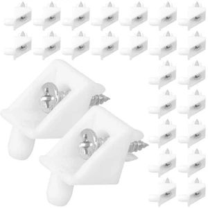 50 Sets Eckverbinder Schubladen -Stoßstangen Schubladenkeil Mit Schrauben - Bild 1 von 12