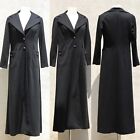 vintage 1970s trench coat Jacket black dress 70s Vintage jacket m
