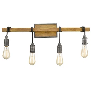 Farmhouse Bathroom Vanity Light 4-Light Bathroom Lighting Fixtures Over Mirror - Picture 1 of 7