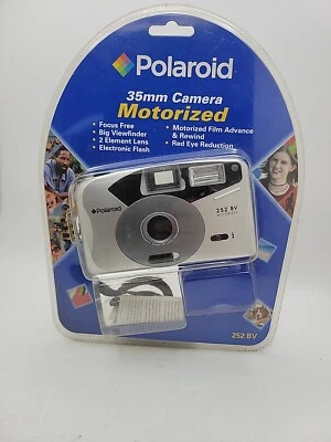 Polaroid 252 BV Silver Point and Shoot Film Camera  - Image 1 of 3
