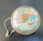 Vtg COUNTRY KITCHEN YOYO with puzzle in the clear dome Neat! WORKS