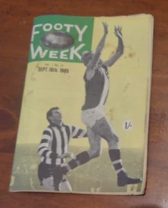 1965 VFL Footy Week September 18 - Picture 1 of 1