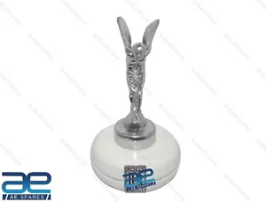 For Rolls Royce Mascot Spirit of Ecstasy Charles Sykes Silver Spirit Lady RR NEW - Foto 1 di 6