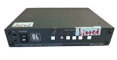 Kramer VP-411DS 4x1 Automatic UXGA/Audio Switcher, Tested - Image 1 of 4