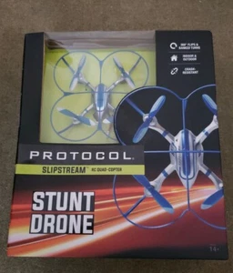 PROTOCOL SLIPSTREAM RC MINI QUAD-COPTER 6-AXIS GYRO 360 FLIPS INDOOR-OUTDOOR NEW - Picture 1 of 7