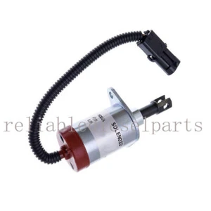 12V Stop Solenoid Valve RE526570 RE526520 For John Deere CT322 313 315 5325 - Picture 1 of 5