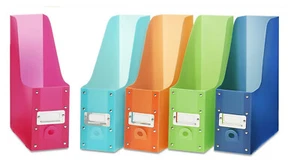 Whitmor 4" x 9,85" x 12,5" Kunststoff Magazin Organizer Halter - 12er Set - Bild 1 von 1