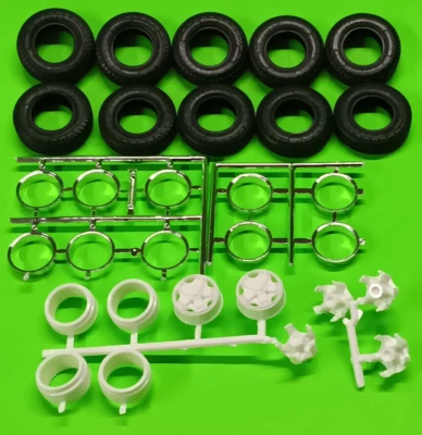 AMT MILLER BEER GMC Astro 95 1/25 Pad Printed Firestone Tires Rim Wheel Truck - Image 1 of 4