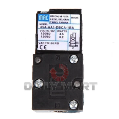 New In Box MAC 45A-AA1-DBCA-1BA Solenoid Valve