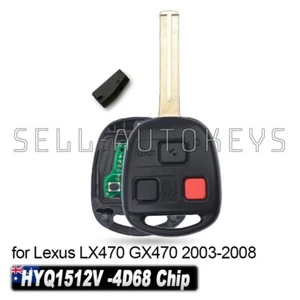 HYQ1512V -4D68 Fits for Lexus LX470 GX470 2003-2009 Remote Control Key TOY48 - Picture 1 of 5