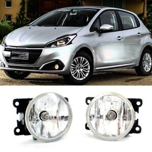 1Pair Car Front Bumper Fog Lights Driving Lamp with Bulb 9675450980 for 8329