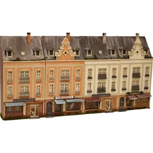 Diorama H0/1:87 Faller Stadthaus Reliefhäuser Altstadt Gebäude begrünt#patiniert - Bild 1 von 6