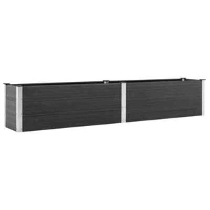 Raised Garden Bed Flowers Vegetables Herbs Plants Planter Grow Pot Box Grey - Picture 1 of 6