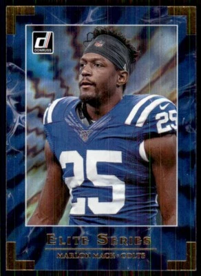 2020 Donruss Elite Series #ES-MM Marlon Mack Indianapolis Colts - Image 1 of 2