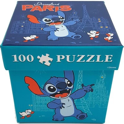 Disneyland Paris Stitch & Ducklings 100 Piece Mini Jigsaw Puzzle Disney Parks - Image 1 of 4